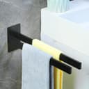 Thumbnail 3 de Handtuchhalter Ohne Bohren – selbstklebend, schwarz 🛁