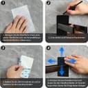 Thumbnail 4 de Handtuchhalter Ohne Bohren – selbstklebend, schwarz 🛁