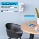 Thumbnail 5 de HANYEAL Adapter Australien mit 4 USB 3,4A Reiseadapter 🔌