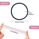 Thumbnail 2 de Hanyousheng Haargummis 200 Stück — elastische Haarbänder 🎀