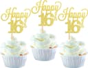 Thumbnail principal de Happy 16th Birthday Cupcake Toppers Set — 24 Stück 🧁