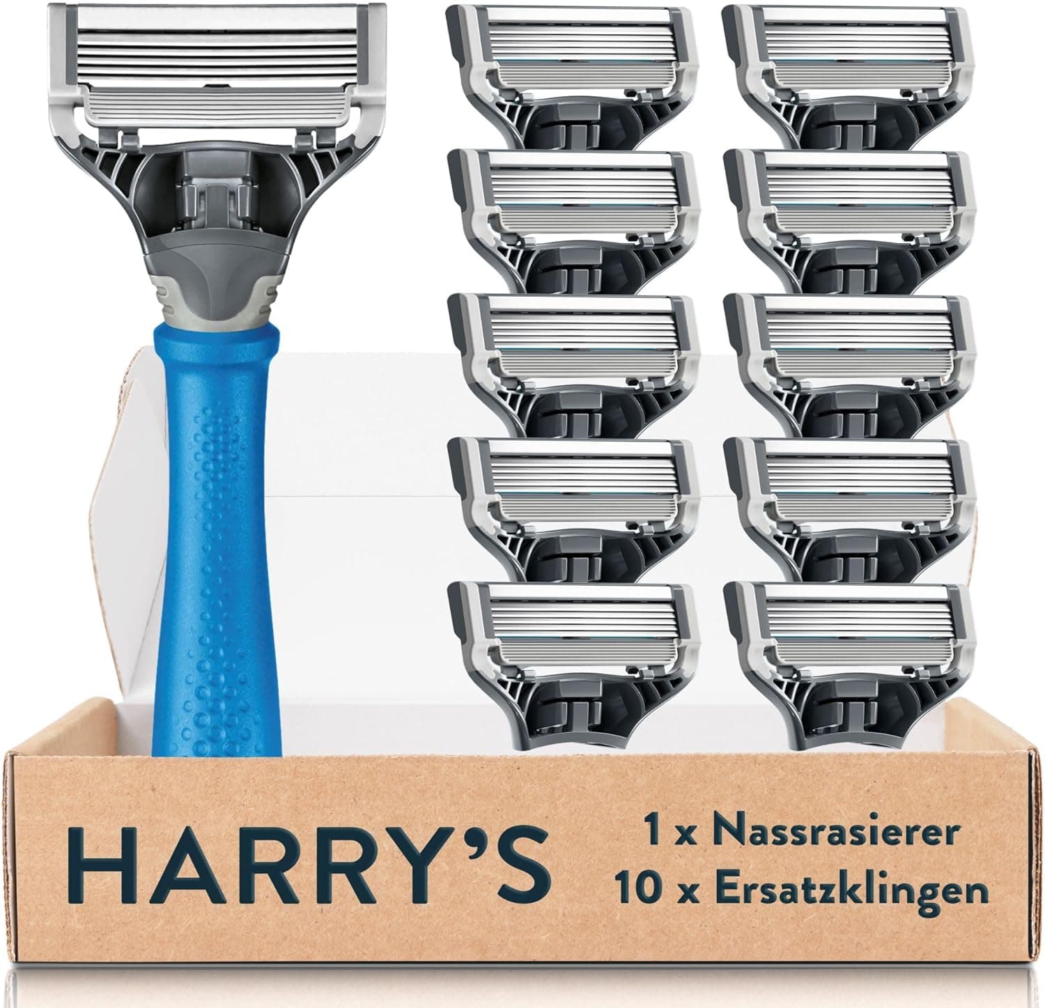 Harry’s Nassrasierer Rasier-Set mit 10 Klingen 🪒