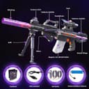 Thumbnail 3 de HAUTIK Elektrische Spielzeug Pistole für Nerf Gun Sniper 100 Darts 📷