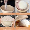 Thumbnail 5 de HaWare Gärkörbchen 23 cm rund Brotset mit Zubehör 🍞