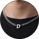 Thumbnail 3 de HAYOUWAY Buchstaben-Kette A–Z Silber ⌚