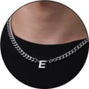 Thumbnail 4 de HAYOUWAY Buchstaben-Kette A–Z Silber ⌚