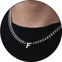 Thumbnail 5 de HAYOUWAY Buchstaben-Kette A–Z Silber ⌚