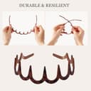 Thumbnail 4 de HBselect Metall-Haarreif Set 5 Stück – schwarz 🎀