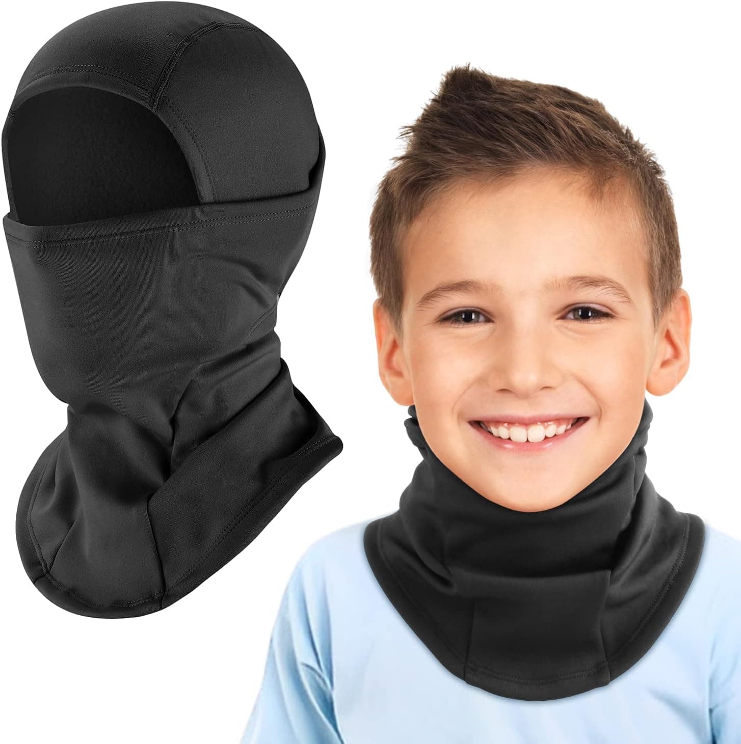 HEGCOIIE Kinder Sturmhaube Winter Thermo Balaclava Skimaske ⌚ ⓘ