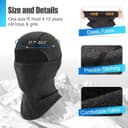 Thumbnail 4 de HEGCOIIE Kinder Sturmhaube Winter Thermo Balaclava Skimaske ⌚ ⓘ