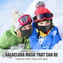 Thumbnail 6 de HEGCOIIE Kinder Sturmhaube Winter Thermo Balaclava Skimaske ⌚ ⓘ
