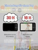 Thumbnail 3 de HelloBaby HB6550 Babyphone Kamera mit 3500 mAh Akku 5 Zoll Bildschirm 📷