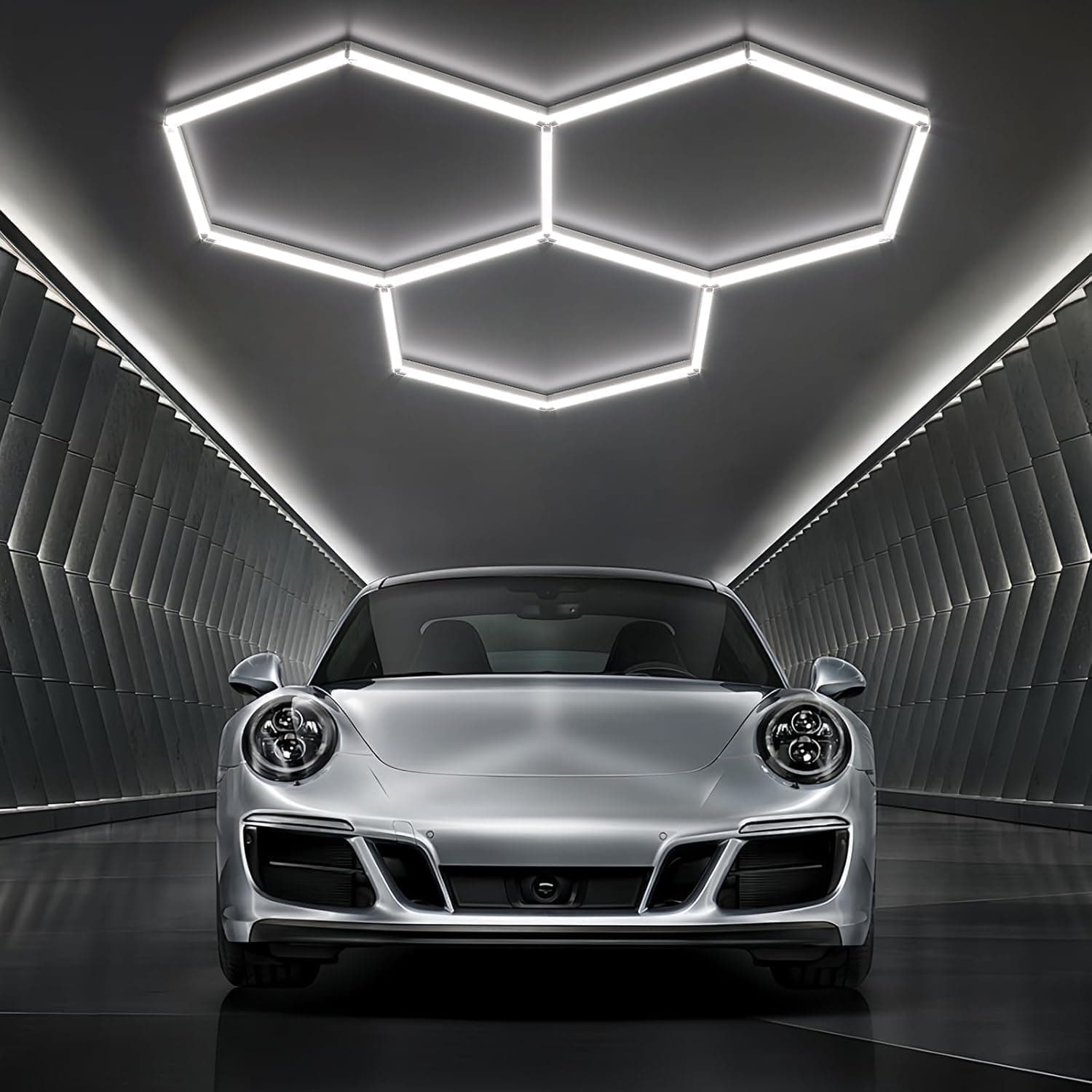 Hexagon LED Garagenleuchte 120W 6500K ⌚