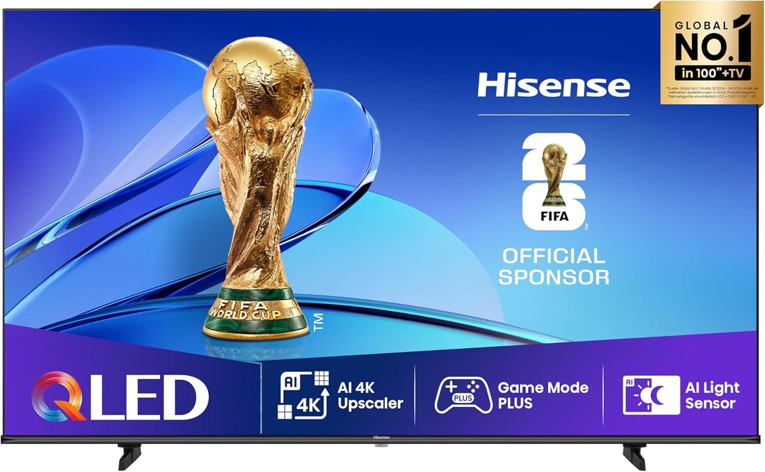 Hisense 43E7Q 43" 4K QLED Smart TV ⌚