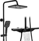 Thumbnail principal de HOMELODY Duschsystem 30 cm Schwarz 🚿
