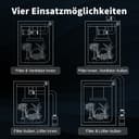 Thumbnail 6 de Hon&Guan Abluftset 100mm Rohrventilator mit Aktivkohlefilter 🌀