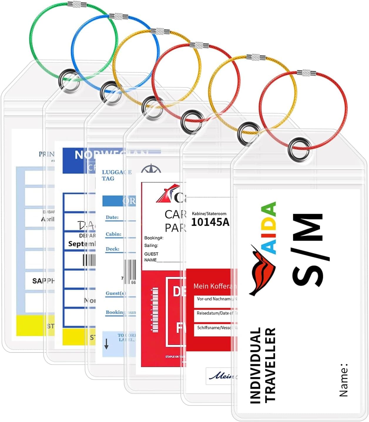 Honizer Kofferanhänger Kreuzfahrt-Set 6 Stück 19×11 cm 📦
