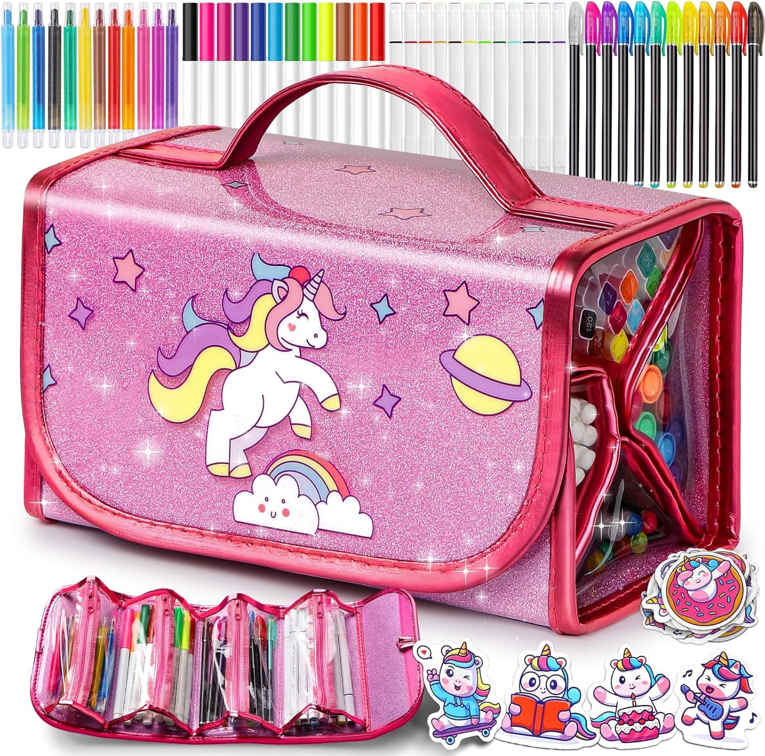 Hot Bee Einhorn Federmäppchen für Mädchen 🎒