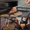 Thumbnail 3 de Hotec Grillzange Edelstahl Lang 30 cm Kochpinzette Küche 🍽️