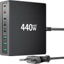 Thumbnail principal de HSSNS USB-C Ladegerät Mehrfach 440W 8 Ports für MacBook 📷