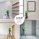 Thumbnail 2 de Huepar 3x360 Kreuzlinienlaser B03TP mit Stativset 47 Zoll ⌚