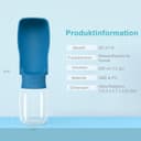 Thumbnail 3 de Hundetrinkflasche 350 ml Dunkelblau für unterwegs 🐶