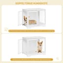 Thumbnail 2 de Hzuaneri DFC83613W Hundebox 81 cm Holz für Zuhause 🐶