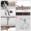 Thumbnail 5 de Ibergrif M14450 Küchenarmatur 40 cm 🚰