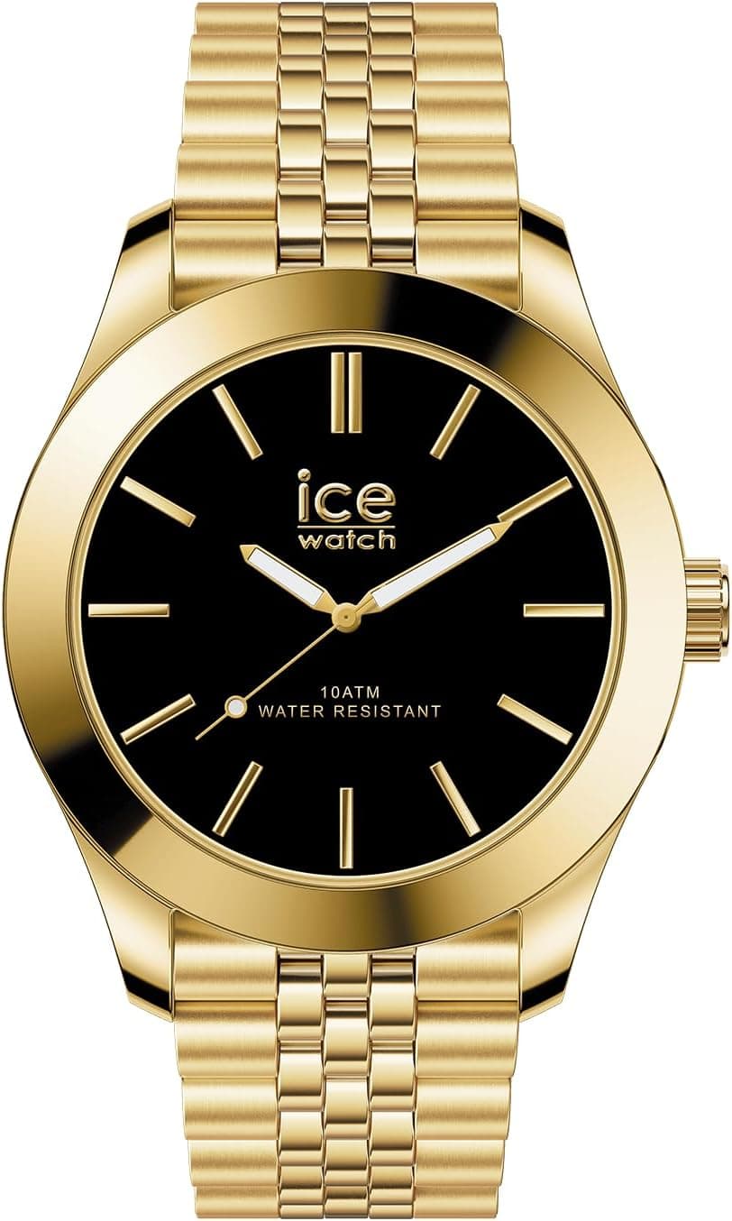 Ice-Watch Ice Steel Gold Black Damenuhr 024746 ⌚
