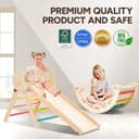 Thumbnail 3 de Indoor Klettergerüst ab 1 Jahr Montessori Kletterbogen mit Kissen ⌚