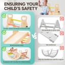 Thumbnail 5 de Indoor Klettergerüst ab 1 Jahr Montessori Kletterbogen mit Kissen ⌚