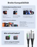 Thumbnail 6 de INIU USB‑C Kabel 3er‑Set 2m+2m+0,5m, 3,1A 📱