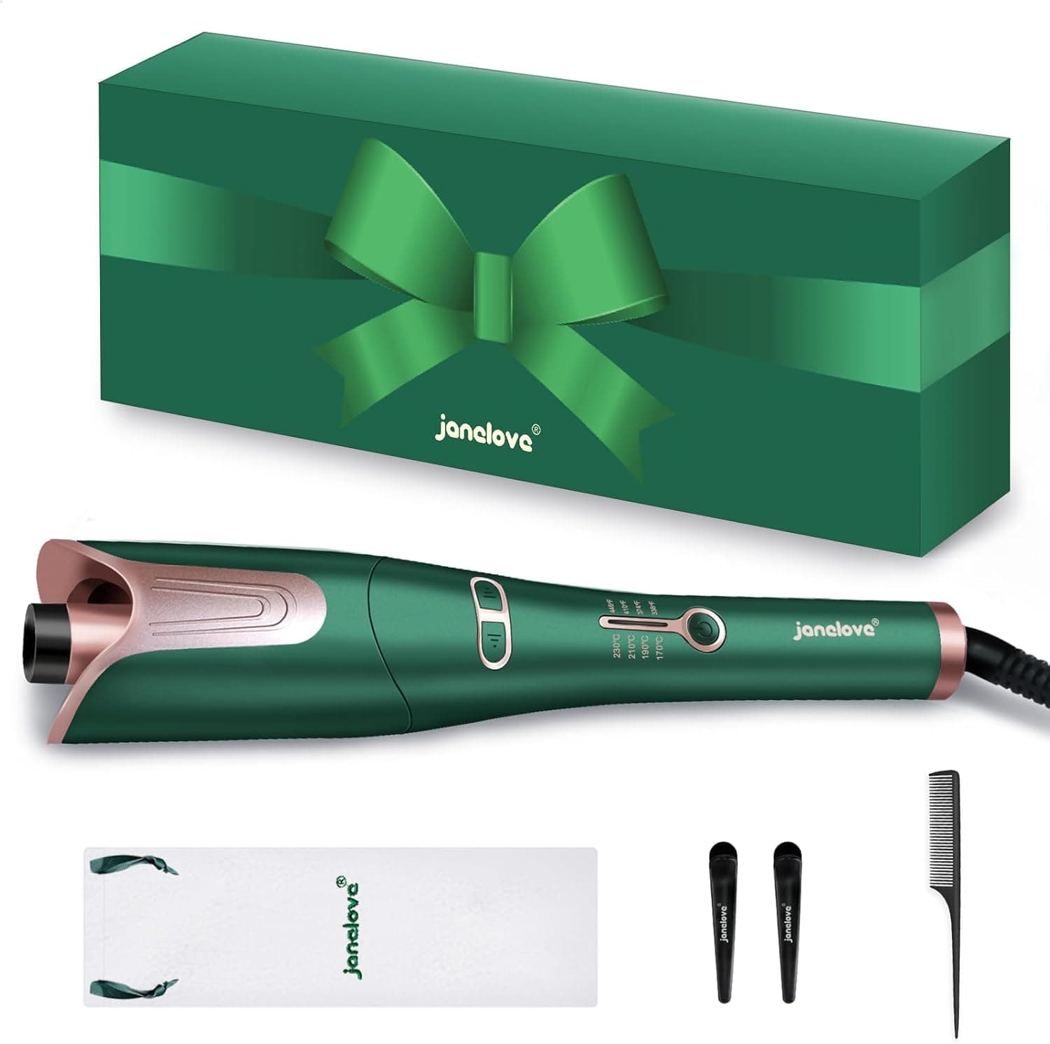 Janelove Automatischer Lockenstab 4 Temperaturstufen 💇♀️