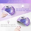 Thumbnail 4 de Janolia Nageltrockner Lampe 86W UV-LED Gel-Lampe für Nägel 💅