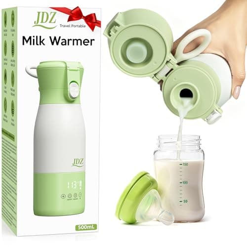 JDZ Flaschenwärmer Baby 500 ml, tragbarer Milchwärmer für unterwegs 🍼
