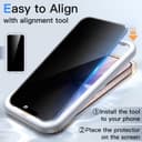 Thumbnail 3 de JETech Sichtschutzfolie für iPhone 17 6,3" 📱