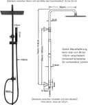 Thumbnail 3 de JOHO XXL Regendusche 30x30 cm Duschset 🚿