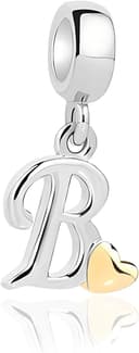 Thumbnail principal de Jokmeo 925 Sterlingsilber Buchstaben-A bis Z Anhängerperlen ⌚