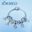 Thumbnail 6 de Jokmeo 925 Sterlingsilber Buchstaben-A bis Z Anhängerperlen ⌚