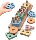 Thumbnail principal de Joozmui Montessori Holzspielzeug für Kleinkinder ⧫🧩📦🎲🧸📚📱