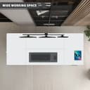 Thumbnail 5 de JUMMICO höhenverstellbarer Schreibtisch 160 x 80 cm mit Kabelwanne ⌚