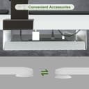 Thumbnail 6 de JUMMICO höhenverstellbarer Schreibtisch 160 x 80 cm mit Kabelwanne ⌚