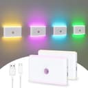 Thumbnail principal de Justup Nachtlicht mit Bewegungsmelder 7 Farben LED Nachtlicht ⌚