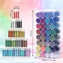 Thumbnail 1 de Kasanni Glitzerpulver 32 Farben Bastelglitter ✨