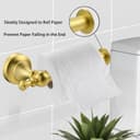 Thumbnail 2 de Katezon Toilettenpapierhalter Gold Wandhalterung 🚽