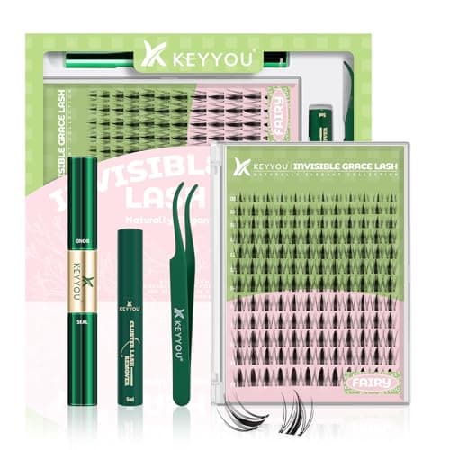 KEYYOU LASH Fairy Lash Clusters Kit D Curl 144 Stück 🎀