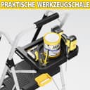 Thumbnail 3 de KINGRACK Trittleiter 5 Stufen klappbar mit Werkzeugtray ⌚