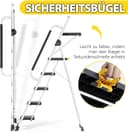 Thumbnail 5 de KINGRACK Trittleiter 5 Stufen klappbar mit Werkzeugtray ⌚