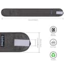 Thumbnail 1 de Kinhwa Sethaarband Mikrofaser Abschminkeinband Grau 🪬