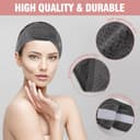 Thumbnail 5 de Kinhwa Sethaarband Mikrofaser Abschminkeinband Grau 🪬